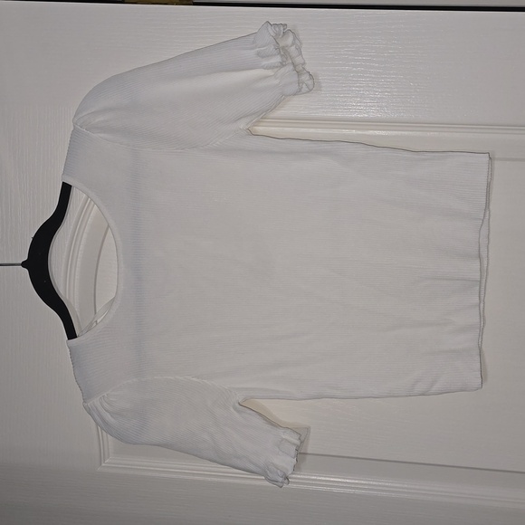 LUCYPARIS RIBBED TIE BACK TEE - Picture 2 of 4
